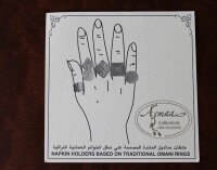6 Serviettenringe aus Oman