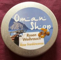Rosen-Weihrauch mit natürlichem Rosenöl, 10 g